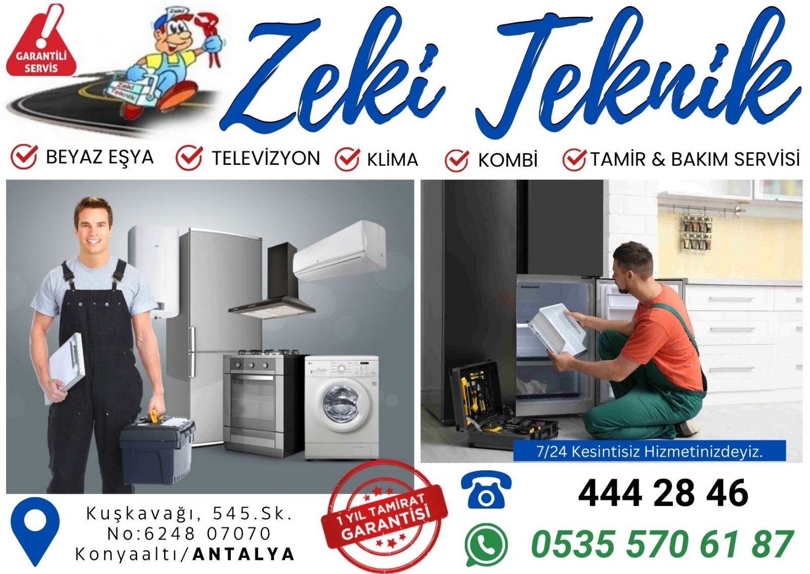 Kuşkavağı Beyaz Eşya Servisi